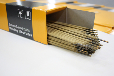 Die Sonderelektrode Finox 29/9 Gold ist für besonders risssichere Verbindungen konzipiert