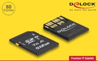 Delock SD Express Speicherkarte 512 GB Artikelnummer 54092 (Bild 1)