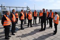 Besichtigung von Biogasanlage und Power-to-Gas-Anlage bei Viessmann in Allendorf (Eder): Experten der H2BZ-Initiative Hessen informierten sich über die Technologien zur Erzeugung erneuerbarer Energieträger