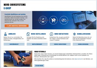 NORD DRIVESYSTEMS stellt den neuen E-Shop für Ersatzteile und Zubehör zusätzlich zu seinem Online-Kundenportal myNORD bereit. Perspektivisch werden beide Online-Services zusammenwachsen
Bild: NORD DRIVESYSTEMS