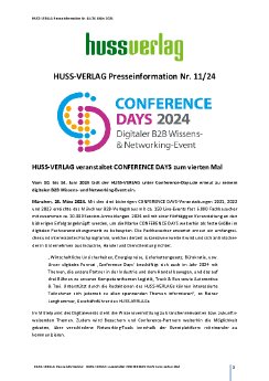 Presseinformation_11_HUSS_VERLAG_Conference Days 2024.pdf