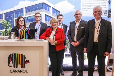 Als Partner des Deutschen Nachhaltigkeitspreises präsentierte die DAW SE mit der Marke Caparol nachhaltige Produkt- und Designlösungen.