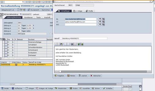 Send Business Objects SAP Add-on