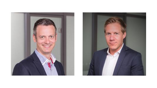 Die neuen Geschäftsführer von ORBIT: Sebastian Rutz und Tobias Hejna
