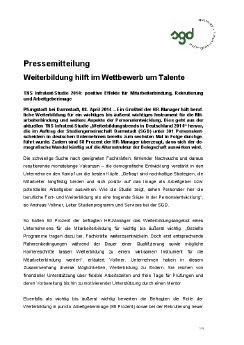 08.04.2014_TNS Infratest 2014_Weiterbildung und Personalentwicklung_Demografie_1.0_FREI_onl.pdf