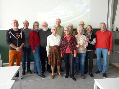 Absolventen von 1968 besuchten jetzt die Hochschule Aalen (Foto: © Hochschule Aalen / Jutta Stenzenberger)