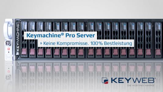 Dedizierte Keymachine Server von Keyweb für stets zuverlässige Webpräsenz