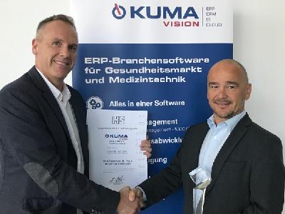 Auszeichnung für beste Umsetzung der Norm DIN ISO 9001:2015