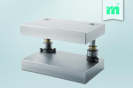New at Meusburger:: SH Two-pillar die set with linear guiding units, Photo: Meusburger