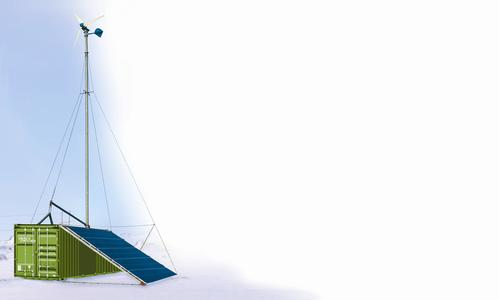 Energy container mit Sunica
