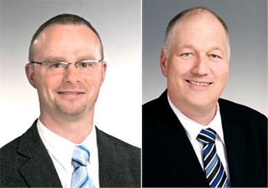 Von links nach rechts: Peter Reining (Key-Account Brandschutz), Ulrich Lankes (Bezirksleiter Mitte-West)