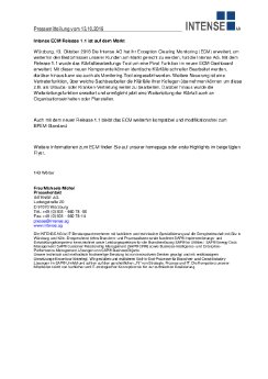161013 Pressetext INTENSE ECM Release_update 1.1.pdf