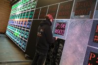 Die neue, hochmoderne Videowand überzeugt sowohl im GATE22 als auch auf Messen oder bei Kunden vor Ort.