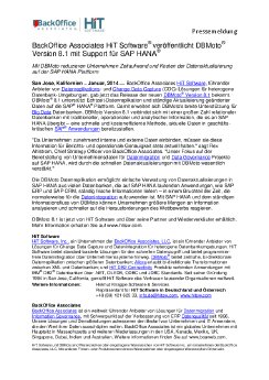 BackOffice Associates HiT Software veröffentlicht DBMoto Version 8_1 mit Support für SAP HA.pdf