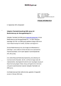 190904_SMS group_Salzgitter Flachstahl_Modernisierung der Stranggießanlage Nr. 1.pdf