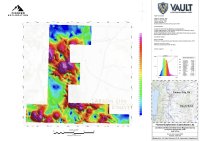 Abbildung 1. Ergebnisse der vor kurzem durchgeführten Magnetfeldmessung im Wolframprojekt War Bond in Nevada