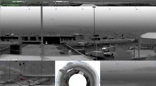 VIGISCAN is a high sensitivity camera for real time infrared panoramic surveillance