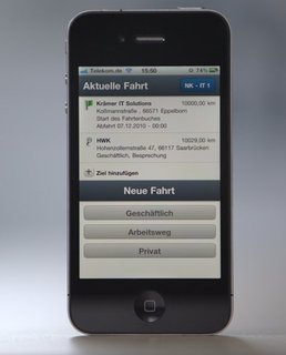 Fahrtenbuch IPhone
