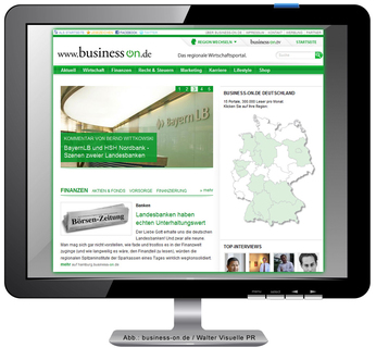 Das neue Deutschland-Portal www.business-on.de vereint ab heute alle bisherigen Regionalportale unter einem Dach.