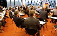 Mehr als 60 Logistikfachleute aus verschiedensten Branchen kamen zum Städtler-Logistik-Treff in das Hotel Pyramide in Fürth