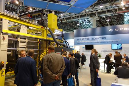 Great Interest in Kurtz innovations for the particle foam processing industry at the K 2013