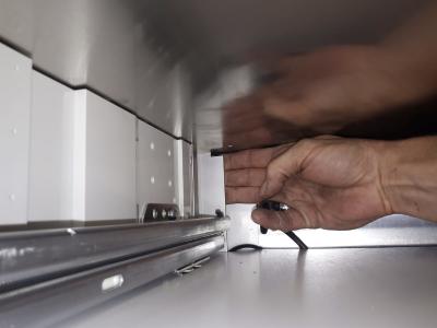 Servicetechniker vor Ort