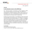 [PDF] Pressemitteilung: Dr. Ulrike Biedendieck wechselt zur Kölner REWE Group 