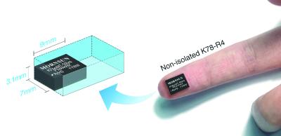 Das sehr kleine und sehr dünne 6-polige DFN-Gehäuse hat eine Abmessung von 9,0 x 7,0 x 3,1 mm. Laut Hersteller ist die Montagefläche um 63% und das Volumen um 86% unter den Werten vergleichbarer Produkte. Mit einem Wirkungsgrad von bis zu 92% können die neuen Wandler als hochwirksame POL-Netzteile eingesetzt werden.