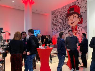Bei der Eröffnung des Showrooms von Würth Elektronik eiSos am EUREF-Campus in Berlin (Bildquelle: Würth Elektronik eiSos)