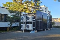 Modulares Rechenzentrum das auf der it-sa bei noris zu sehen sein wird.