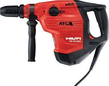 Hilti Kombihammer wie der TE 70-ATC/AVR beinhalten komplexe Steuer- und Überwachungsfunktionen. Für deren Entwicklung wird die UML-Codegenerierung enar uml2code von LieberLieber Software eingesetzt (Copyright: Hilti)
