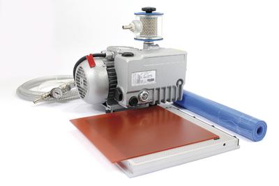 Schlitz Vakuumplatten Set mit Vakuumpumpe
