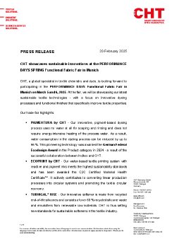 CHT Press release PERFORMANCE DAYS SPRING Functional Fabric Fair.pdf