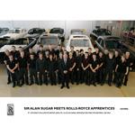 Sir Alan Sugar meets Rolls-Royce apprentices