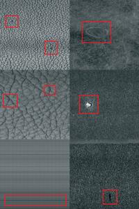 WebControl-Tex detects surface defects also on extremely irregularly textured materials.