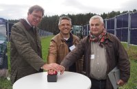 Minister von Breitenbuch eröffnet den Solarpark Krauscha - Von Breitenbuch, Hildebrandt, Mautschke Minister von Breitenbuch eröffnet den Solarpark Krauscha - Von Breitenbuch, Hildebrandt, Mautschke