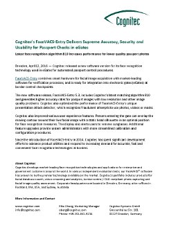 Cognitec’s FaceVACS-Entry Delivers Supreme Accuracy, Security and Usability for Passport Ch.pdf