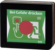 Das ePED Display-Türterminal vereint die gesamte Fluchttürsteuerung hinter einem einzigen kleinen Bildschirm, bedienbar über eine komfortable Touch-Funktion. Foto: ASSA ABLOY Sicherheitstechnik GmbH