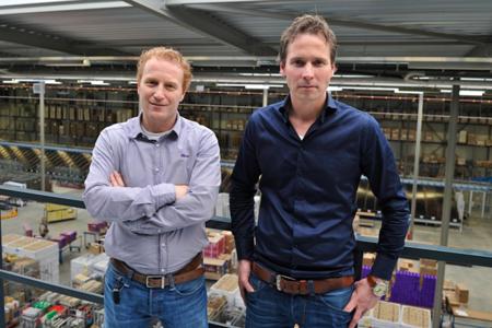 From left to right: Nelson’s Logistics Manager Hans van Es, and IT Manager Ivo Flierman