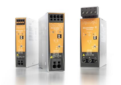 Weidmüller Redundanzmodule PRO RM zur Entkopplung von parallel geschalteten Schaltnetzgeräten: Redundante Stromversorgung für höchste Anlagenverfügbarkeit.