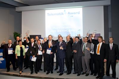 Die Preisträger des Telematik Awards 2010. Bild: Telematik-Markt.de