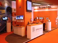 Das OPEN MIND Messeteam auf der MACH kurz vor dem großen Besucheransturm