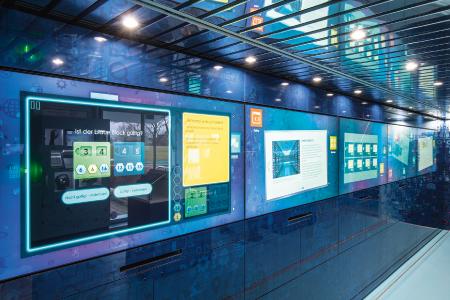 Die Bildungsinitiative expedition d informiert mit einem Erlebnis-Lern-Truck und mit Webinaren über die digitalisierte Arbeitswelt. (c) Baden-Württemberg Stiftung gGmbH