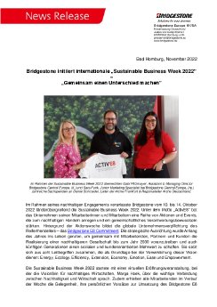 Bridgestone initiiert internationale Sustainable Business Week 2022.pdf