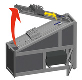 Dieses Demonstrationsgerät von ACE zeigt neue Wege der aktiven Stoßdämpfung auf und ist mit verschiedenen Bremselementen ausgestattet