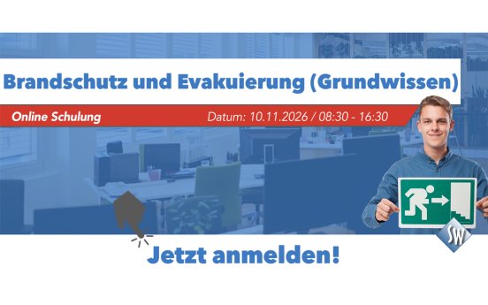 Brandschutz und Evakuierung (Grundwissen)