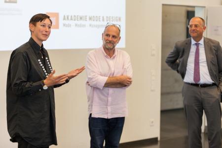 Die Jury: v.l.n.r. Magdalena Schaffrin, Markus Wirz, Georg Dieners / Bild: OEKO-TEX®