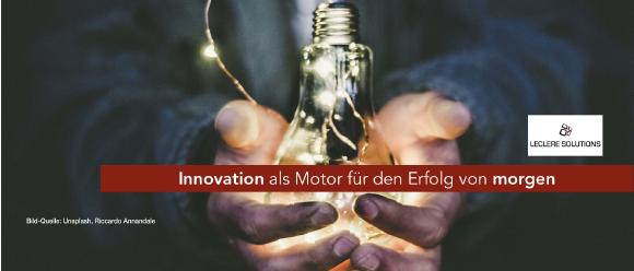 Innovation als Motor für Morgen