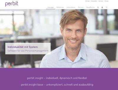perbit Website in neuem Design