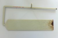 Brenner am Fließwegende eines faserverstärkten Bauteils – insbesondere faserverstärkte Thermoplaste neigen zu einer verstärkten 